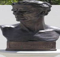 Adam Lindsay Gordon Bronze Bust - ACT Tourism