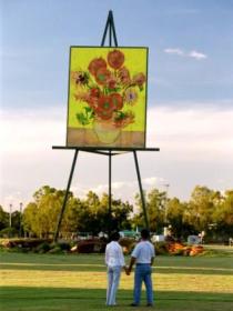 Van Gogh Sunflower Painting - ACT Tourism 0