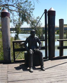 Captain John Egge Statue - ACT Tourism 0