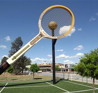 Barellans Big Tennis Racquet - ACT Tourism