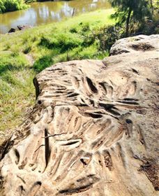 Terramungamine Rock Grooves - ACT Tourism 0