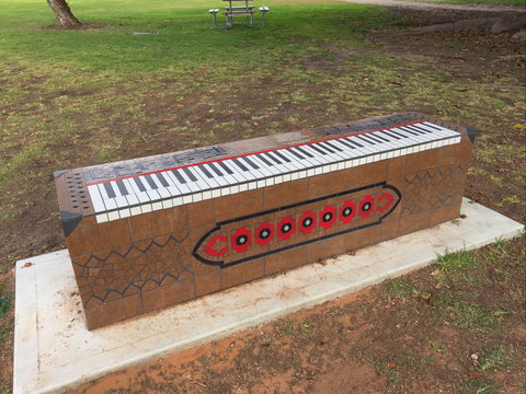 Piano Park Bench, Moonta - ACT Tourism 0