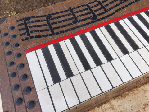 Piano Park Bench, Moonta - ACT Tourism 2