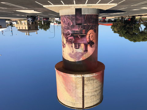 Kadina Water Tower Mural - ACT Tourism 1