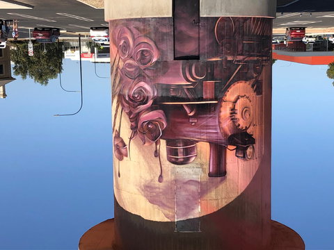 Kadina Water Tower Mural - ACT Tourism 2