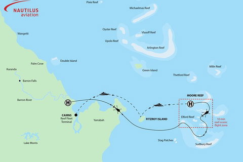 Scenic Helicopter Flight To Moore Reef And Return Snorkeling Cruise From Cairns - ACT Tourism 8