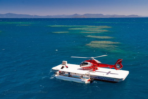 Scenic Helicopter Flight To Moore Reef And Return Snorkeling Cruise From Cairns - ACT Tourism 0