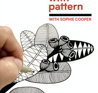 Online live streaming class Drawing with Pattern - ACT Tourism
