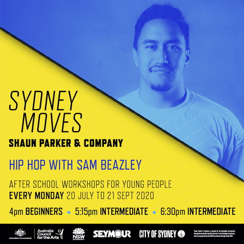 Sydney Moves - All Ages Intermediate Hip Hop With Sam Beazley - ACT Tourism 0
