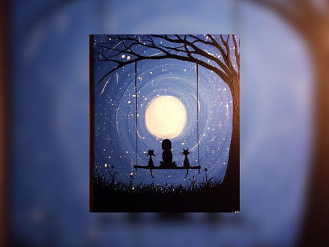 Grab A Glass Of Wine And Learn To Paint 'Moonrise'! - ACT Tourism 0