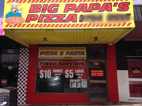 Big Pappa's Pizza - ACT Tourism 0