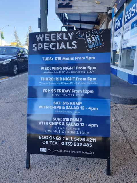 The Alex Bar & Grill - ACT Tourism 5