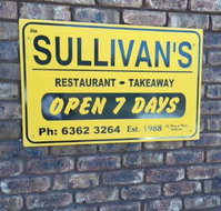 Sullivan's Restaurant - ACT Tourism