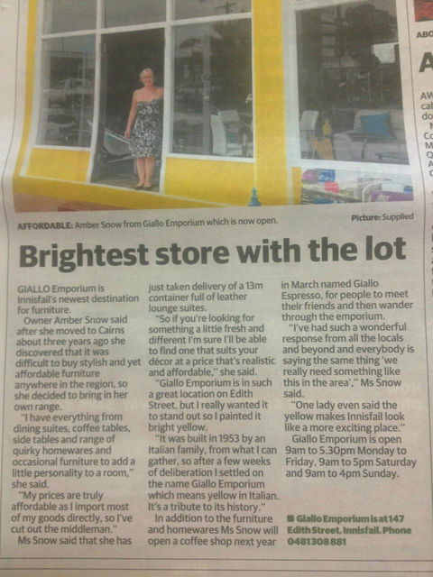 Giallo Espresso - ACT Tourism 2