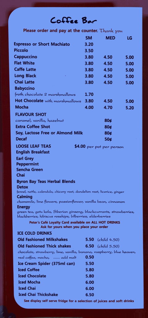 Peter's Cafe - ACT Tourism 4