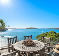 Cape Mackerel Cabin with Magic Palm Beach  Pittwater Views