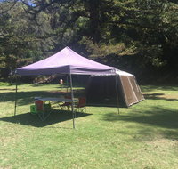 Basin Ku-ring-gai Campsite Set Up - ACT Tourism