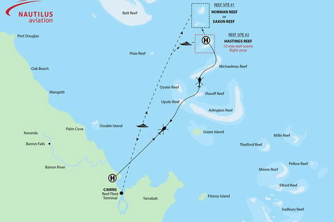 Great Barrier Reef Scenic Helicopter Tour And Cruise From Cairns - ACT Tourism 4